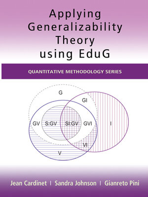 cover image of Applying Generalizability Theory using EduG